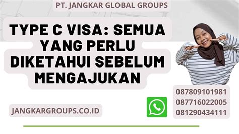 Type C Visa Semua Yang Perlu Diketahui Sebelum Mengajukan Jangkar