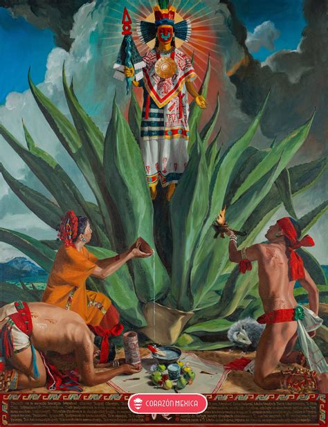 Mayahuel Lady Of Maguey Pulque Our Mother Earth Virgen De Etsy M Xico