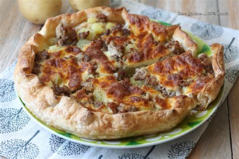 Torta Di Pasta Sfoglia Con Salsiccia E Patate