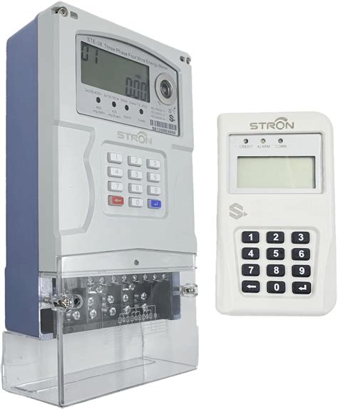 Stron Smart Sts Split Keypad Prepaid Three Phase Electricity Meter