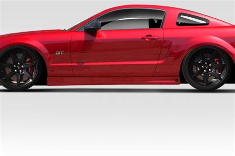 2006 Ford Mustang 0 Sideskirts Body Kit 2005 2009 Ford Mustang