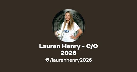 Lauren Henry C O 2026 Twitter Instagram Linktree