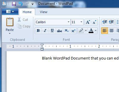 How To Create A New Document In WordPad Documents Windows Tutorial