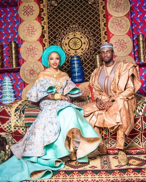 Hausa Wedding Couple Hausa Wedding Hausa Bride African Wedding Attire