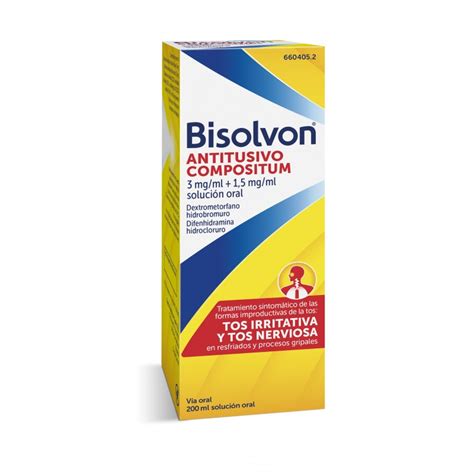 Bisolvon Antitusivo Compositum Mg Ml Mg Ml Soluci N Oral Ml