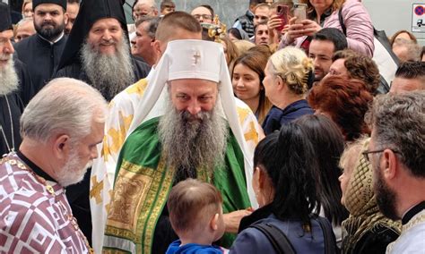 Patrijarh Porfirije stigao u Beč Dočekan isred hrama Svetog Save BL