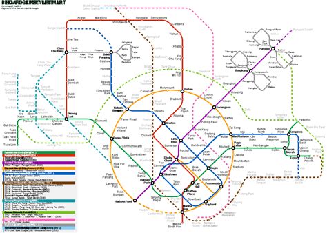 Mrt Map Of Singapore Map Of New Hampshire