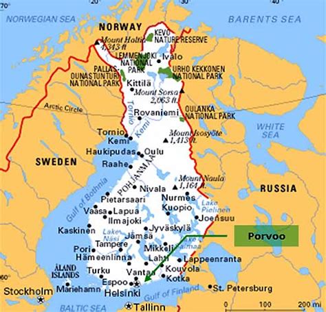 Porvoo Map - Finland