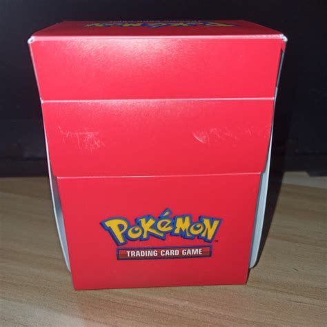 Pokemon Ultra Pro Full View Deck Box Poke Ball With 80 Pokemon Cards