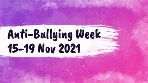 Anti Bullying Week 2021 Carrington School