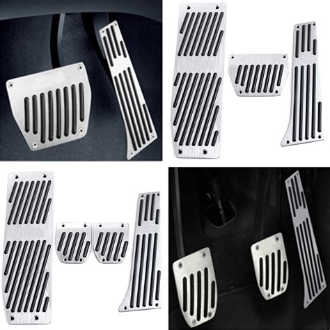 Car Accessory Aluminum Footrest Pedal Pad Set For Bmw X M E E E