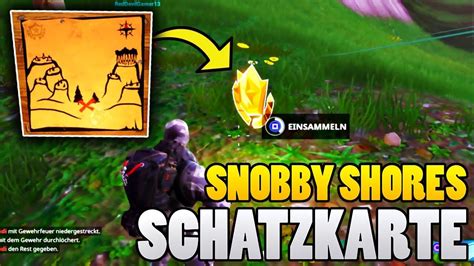 Die LÖsung Geheime Schatzkarte Bei Snobby Shores 🏆 Fortnite Battle