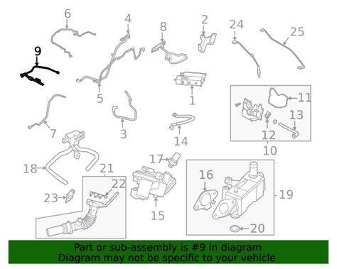 Genuine Oem Ford Part Evaporative Emissions System Lines Lx Z D A