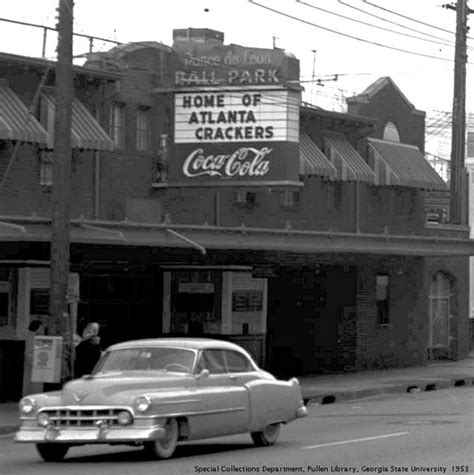 Entrance To Ponce De Leon Ball Park Georgia History Atlanta Midtown