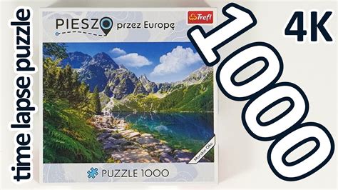 Puzzle Time Lapse 1000 Trefl Morskie Oko 4K YouTube