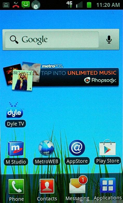 Review Samsung Galaxy S Lightray 4G For MetroPCS Menus Customize