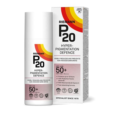 Riemann P20 Sun Protection Hyperpigmentation Defense Face Spf50 50g