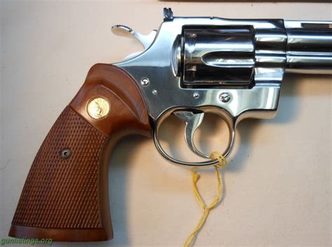 Gunlistings.org - Pistols Colt Python 8 Inch Barrel Nickel NIB