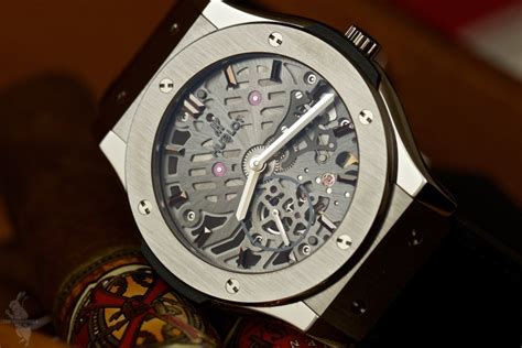 A Week On The Wrist Hublot Classic Fusion Ultra Thin Skeleton 42mm The Horophile