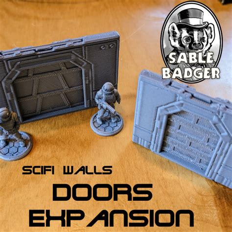 3d Printable Sector 23 Sci Fi And Space Station Interlocking Walls By