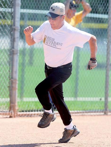 Senior Softball Players Stay Active With 70 And Over Mens Slow Pitch