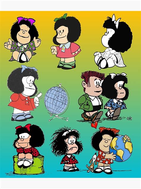 "Mafalda pattern, Mafalda quino comics, Mafalda personajes, humoriste ...