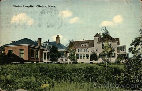 Clinton Hospital Massachusetts Postcard