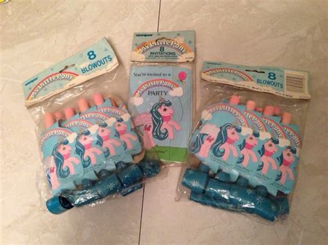 Vintage My Little Pony Party Favors: Vintage MLP G1