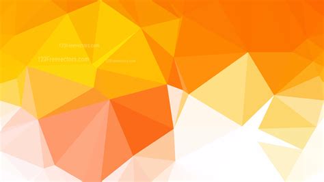 Abstract Orange and White Polygon Background Design Vector Graphic