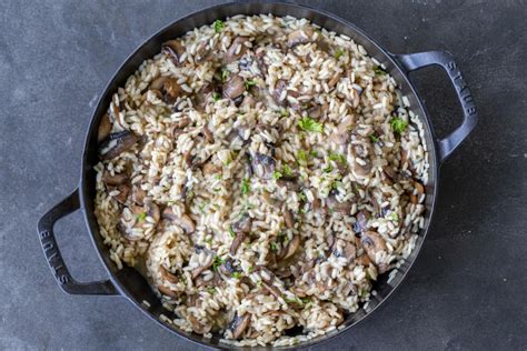 Mushroom Risotto Recipe (One Pan) - Momsdish