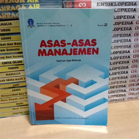 Jual Buku Original ASAS ASAS MANAJEMEN EDISI 2 Universitas Terbuka