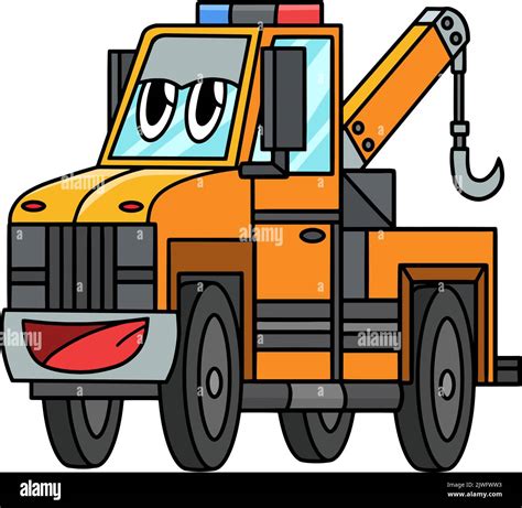 Tow truck cartoon hi-res stock photography and images - Alamy