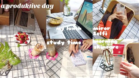 A Produktive Day Breakfast Study Time Making My Bed Have Lunch