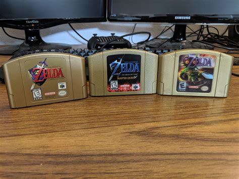 Finally Got All 3 N64 Zelda Game Gold Cartridges Rn64