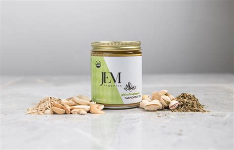 Pistachio Ginseng Cashew Butter Jem Organics