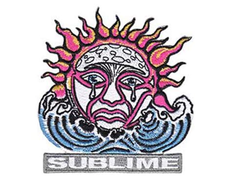 Sublime Weeping Sun Official Patch Band Patches Embroidered