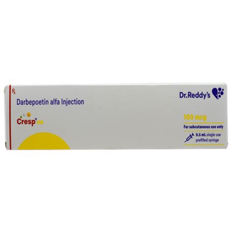 Darbepoetin Alfa Cresp Mg Injection Pfs Prescription At Rs