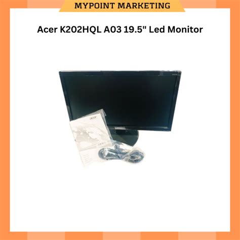 Acer K Hql A Led Monitor Shopee Philippines