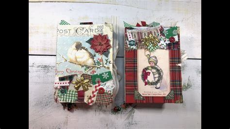 Christmas In July Flip Through Of Two Handmade Christmas Journals