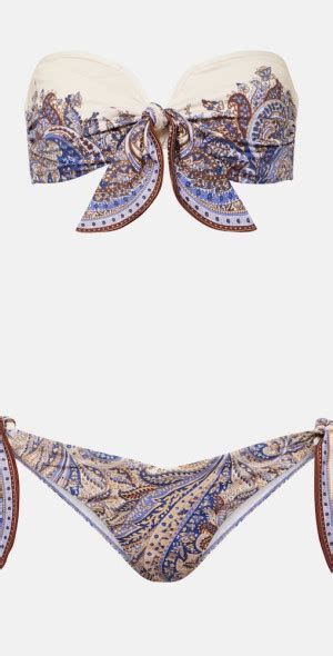 Zimmermann Ottie Paisley Bikini