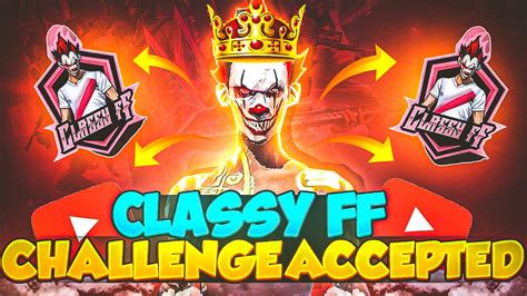 Challenge Accepted Classy Bro 😈 One Bullet Challenge Back 🤯🔥 Classyffchallenge