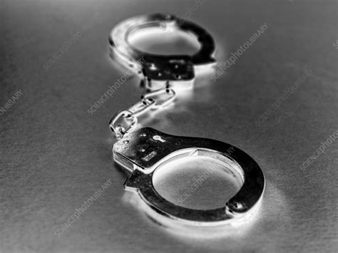 handcuffs stock image  science photo library