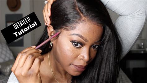 🔥 Beginner Friendly Tutorial Full Lace Wig Install And Style No Bleached Knots Ft