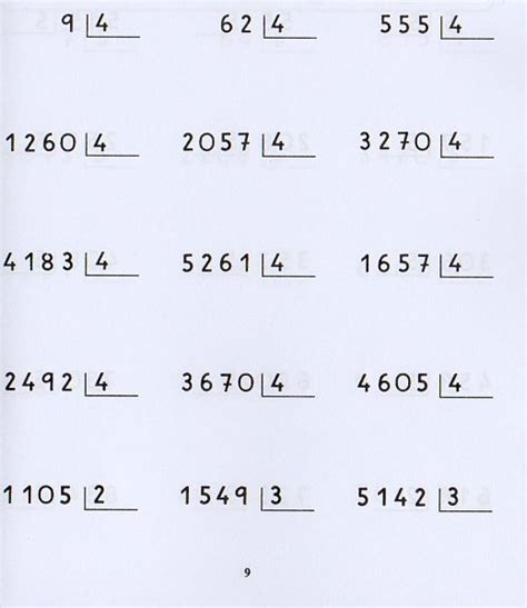 Matemáticas 3º Primaria Divisiones Por Una Cifra 9