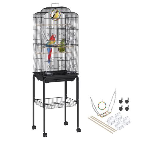 Vevor 60 Inch Flight Bird Cage Metal Large Parakeet Cages For