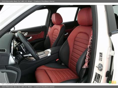 Cranberry Redblack Interior Front Seat For The 2020 Mercedes Benz Glc