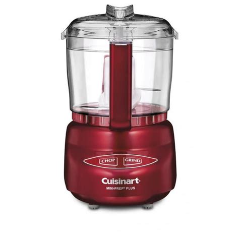 Cuisinart Mini-Prep Plus 3-Cup Food Chopper, Metallic Red - Walmart.com ...