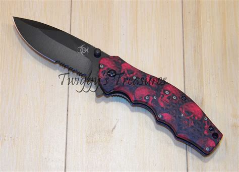 Zombie Folding Knife KS1331RD PS Knives