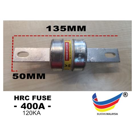 HRC Fusegear Electric 400A FUSE MADE IN MALAYSIA Shopee Malaysia