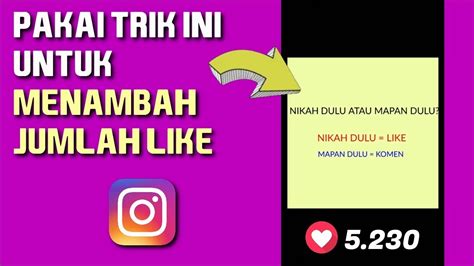 Cara Memperbanyak Like Di Instagram Ig Youtube